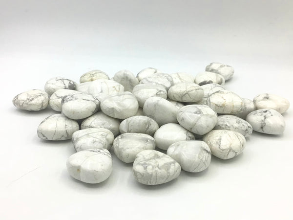 Howlite hearts