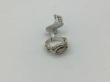 Smokey Quartz Size -6 Rings Sterling Silver