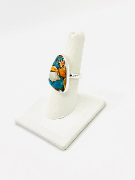 Turquoise Size 8 Sterling Silver Rings