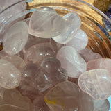 Small Rose Quartz Hearts