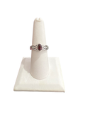 Garnet Size 7 Rings Sterling Silver