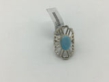 Larimar Size 7 Rings Sterling Silver