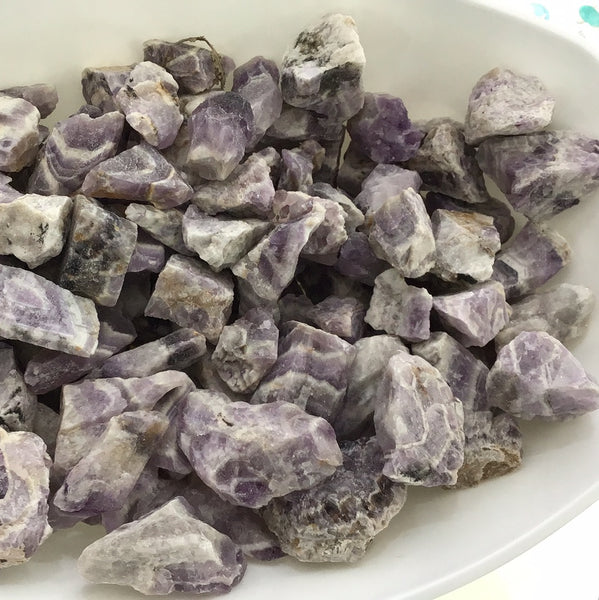 Chevron Amethyst Rough Stones