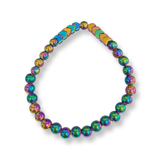 Rainbow Hematite Beaded Bracelets