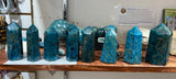 Blue Apatite Point Crystals
