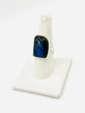 Labradorite Size - 9 Rings Sterling Silver
