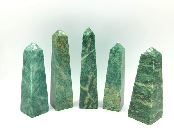 Green Aventurine Obelisks