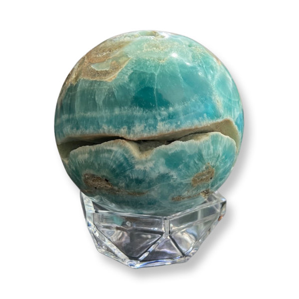 Blue Aragonite Sphere