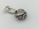 Amethyst Size-6 Rings Sterling Silver
