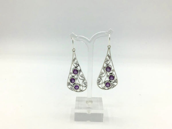 Amethyst earrings