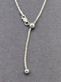 Sterling Silver Chain 24 in. (adjustable)