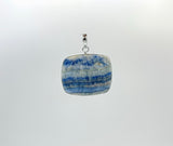 Blue Scheelite Pendants