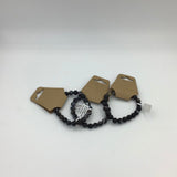Banded Agate Matte Beaded Bracelets