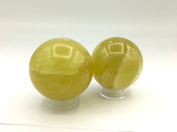 Lemon Calcite Spheres