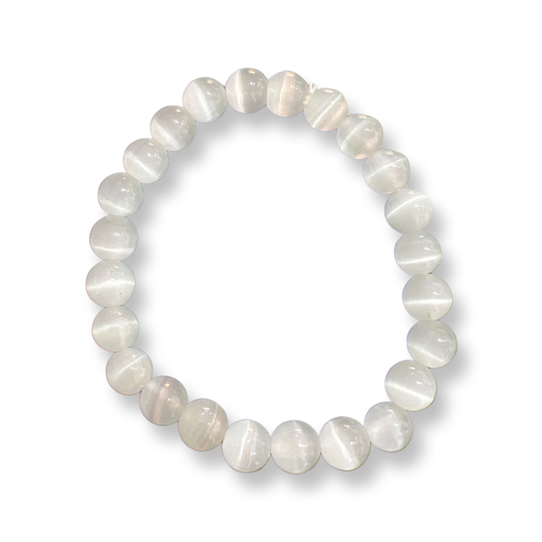 Selenite Monalisa Beaded Bracelets