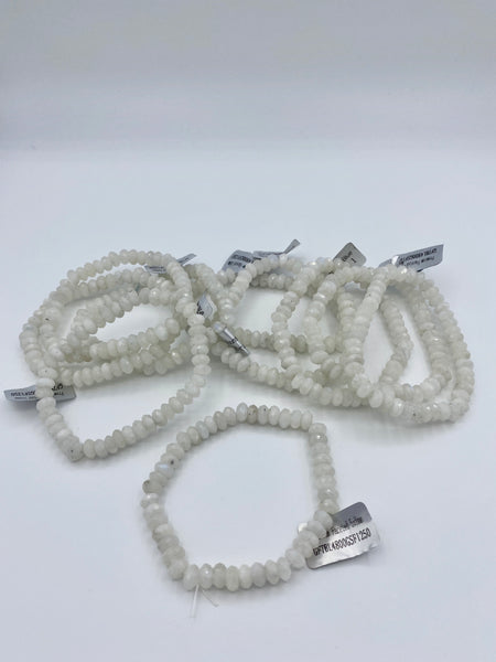 Faceted Moonstone Bracelets 5x8 mm
