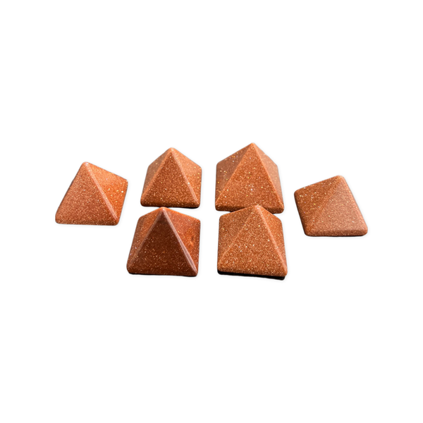 Goldstone Pyramid Small