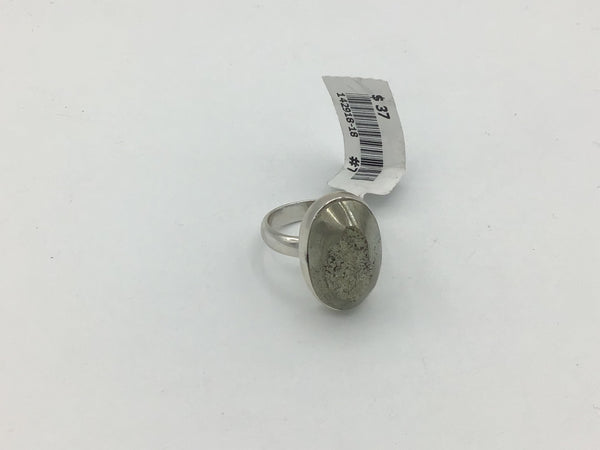 Pyrite Size 7 Rings Sterling Silver
