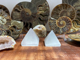 Small Selenite Pyramids