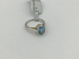 Blue Topaz Size 7 Rings Sterling Silver