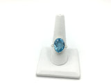 Blue topaz Size 10 Rings Sterling Silver