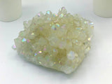 Crystal Cluster With Color- White
