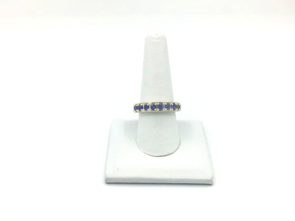 Iolite Size - 9 Rings Sterling Silver