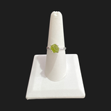 Sterling Silver Peridot Size 8 Rings
