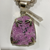 Cobalto Calcite pendant