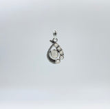 Studded Moonstone Pendant