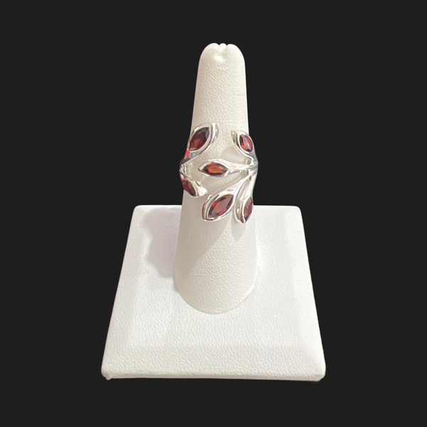 Assorted Stone Size -7 Rings Sterling Silver Pt 1