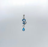 Designer Blue Topaz Pendant