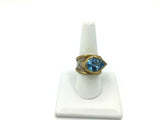 Blue topaz Size 10 Rings Sterling Silver