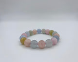 Round Morganite Bracelet (12-14 mm)