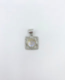 Studded Square Pendant