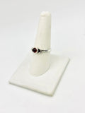 Watermelon tourmaline Size - 9 Rings Sterling Silver