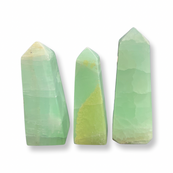 Green Calcite Tower