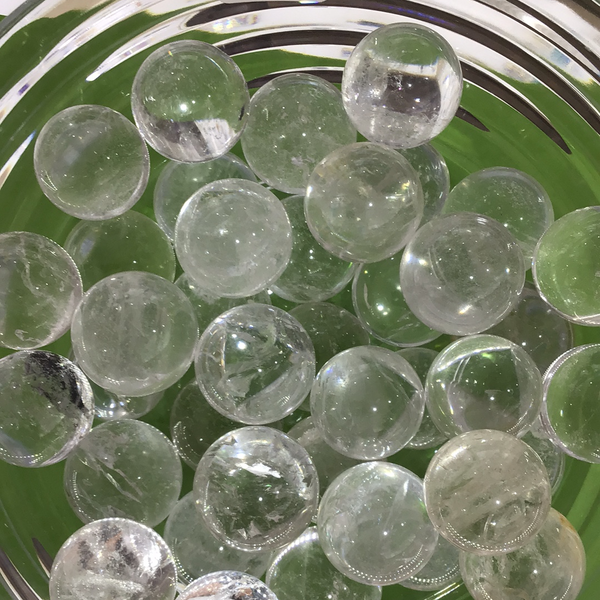 Clear Quartz Spheres