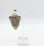 Crazy Lace Agate Pendants