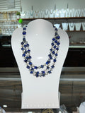 Lapis Three layer Necklace