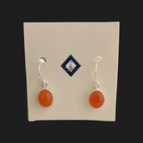 Sterling Silver Carnelian Earring