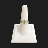 Sterling Silver Peridot Size 8 Rings