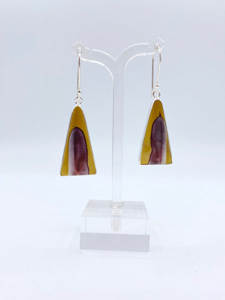 Sterling Silver Mookaite Earrings