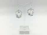 Sterling Silver Crystal Quartz Earrings