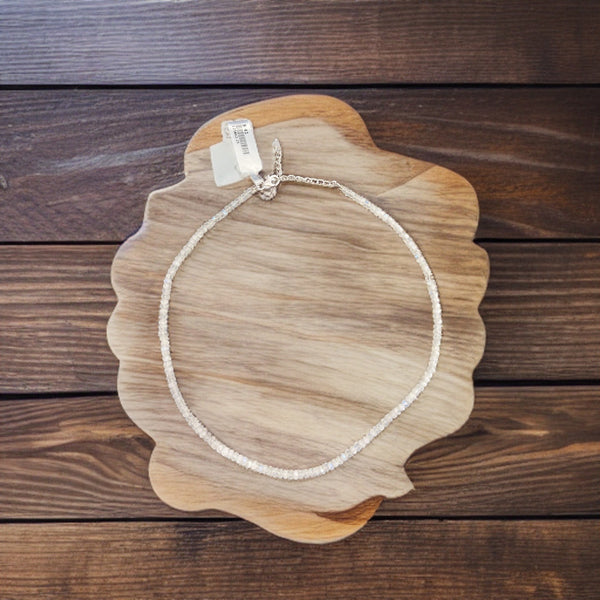 Rainbow Moonstone Beaded Necklaces