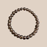 Smoky Quartz Beaded Bracelets 6 mm