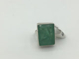 Fluorite Size 7 Rings Sterling Silver