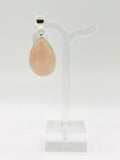 Faceted Rose Quartz Pendants