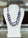 Lapis Three layer Necklace