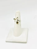 Watermelon tourmaline Size-7 Rings Sterling Silver